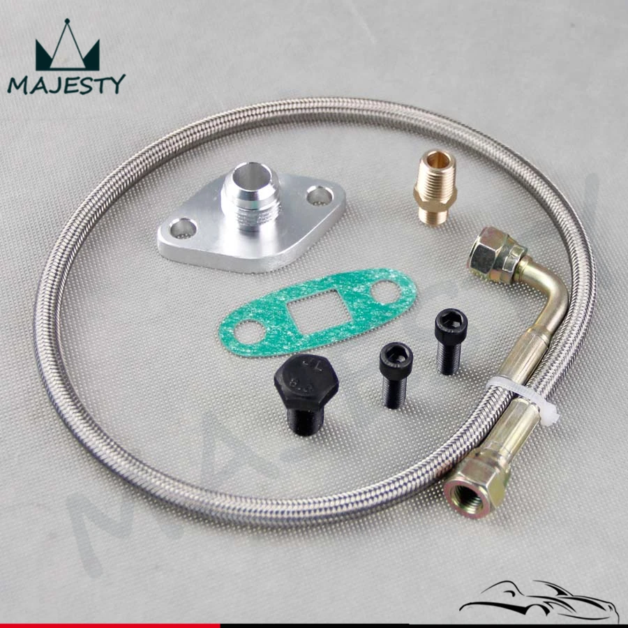 Комплект для линии подачи масла фланец T ** oyota S Опора 1JZGTE 2JZGTE 1JZ/2JZ Single Turbo|oil feed line|oil