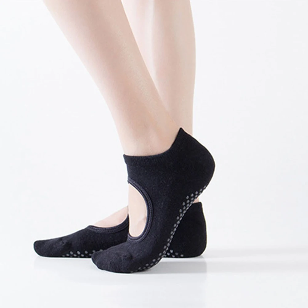 Buy Women Fashion Barre Socks Non Slip Skid for Barre Pilates Ballet Cotton
