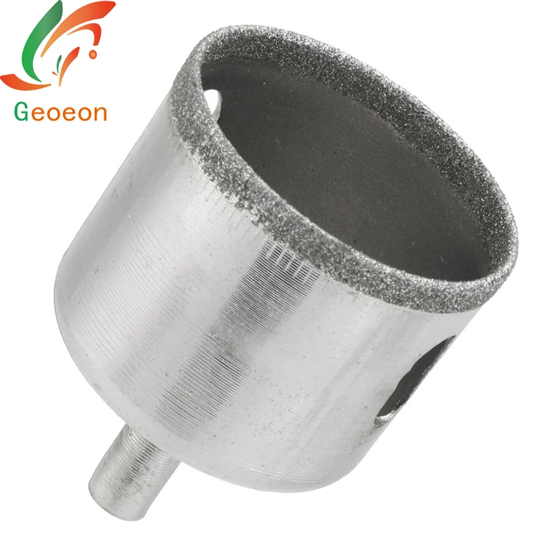 Geoeon алмазные сверла 15 шт./компл. 6 мм-50 мм треугольная дрель для бутылок мраморная керамика отверстие открывалка Бисер Круглый дрель A64