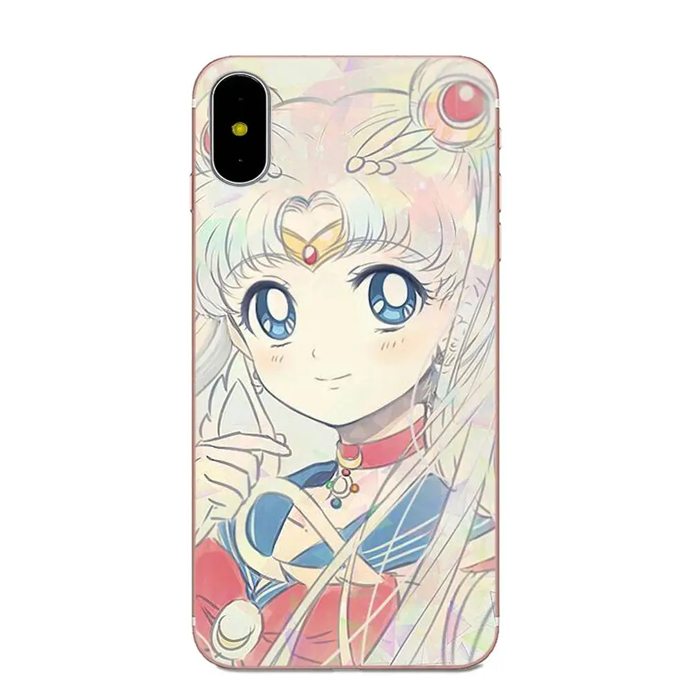 Для Huawei Honor Mate 7 7A 8 9 10 20 V8 V9 V10 G Lite Play Mini Pro P Smart TPU Anime Sailor Moon Lune Cat|Чехлы-накладки| |