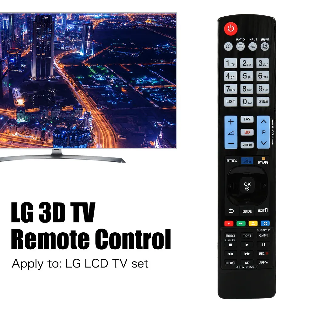Universal LCD TV Remote Control AKB73615303 for LG AKB72914041 AKB72914043  32LM620T Replacement IPTV Remote Controll
