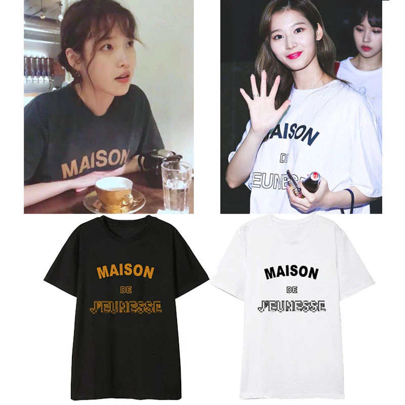 Kpop Korean Twice Album Fan Club Short Sleeve T Shirt Kpop Iu Shirts Hiphop Casual Loose Clothes Tshirt Harajuku Shirt Tops T Shirts Aliexpress