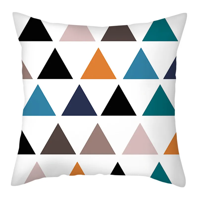 Fuwatacchi цветная наволочка Подушка с геометрическим рисунком чехол подушка в нордическом стиле Чехлы для дома декоративное покрывало для дивана наволочки 45 - Цвет: PC10933