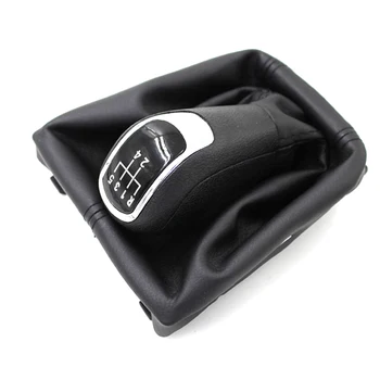 

Car stick Gear Shift Knob Gaiter Boot Cover 5 speed 6 speed for Skoda Superb MKII (08-12) CNWAGNER Car Accessories