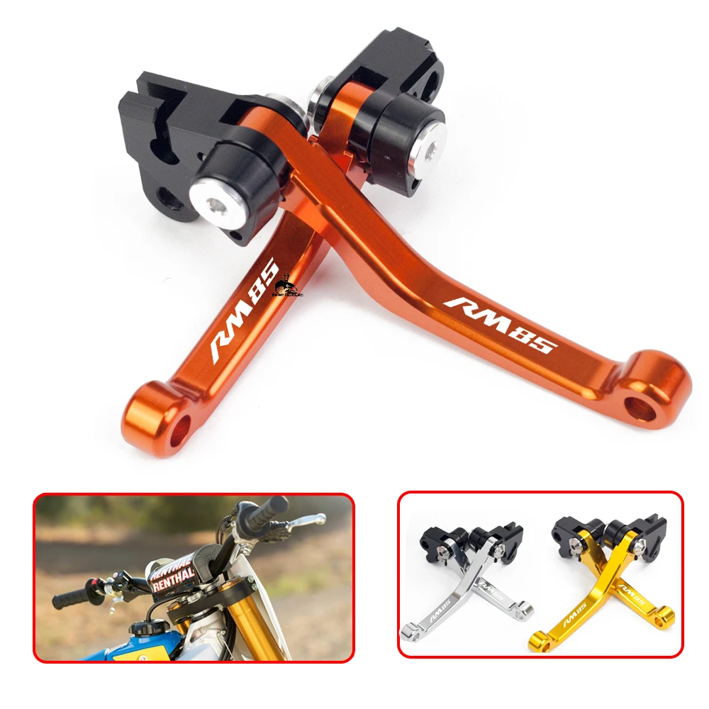 Pivot Aluminum Adjustable Brake Clutch Lever For Suzuki RM85 RM 85 2005-2007 2008 2009 2010 2011 2012 2013 2014 2015 2016 2017 (1)