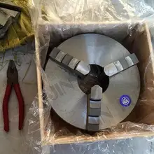 3 кулачковый токарный патрон K11-250 250 мм ручной Самоцентрирующийся M12 для сварочного позиционера поворотный стол токарный станок аксессуары