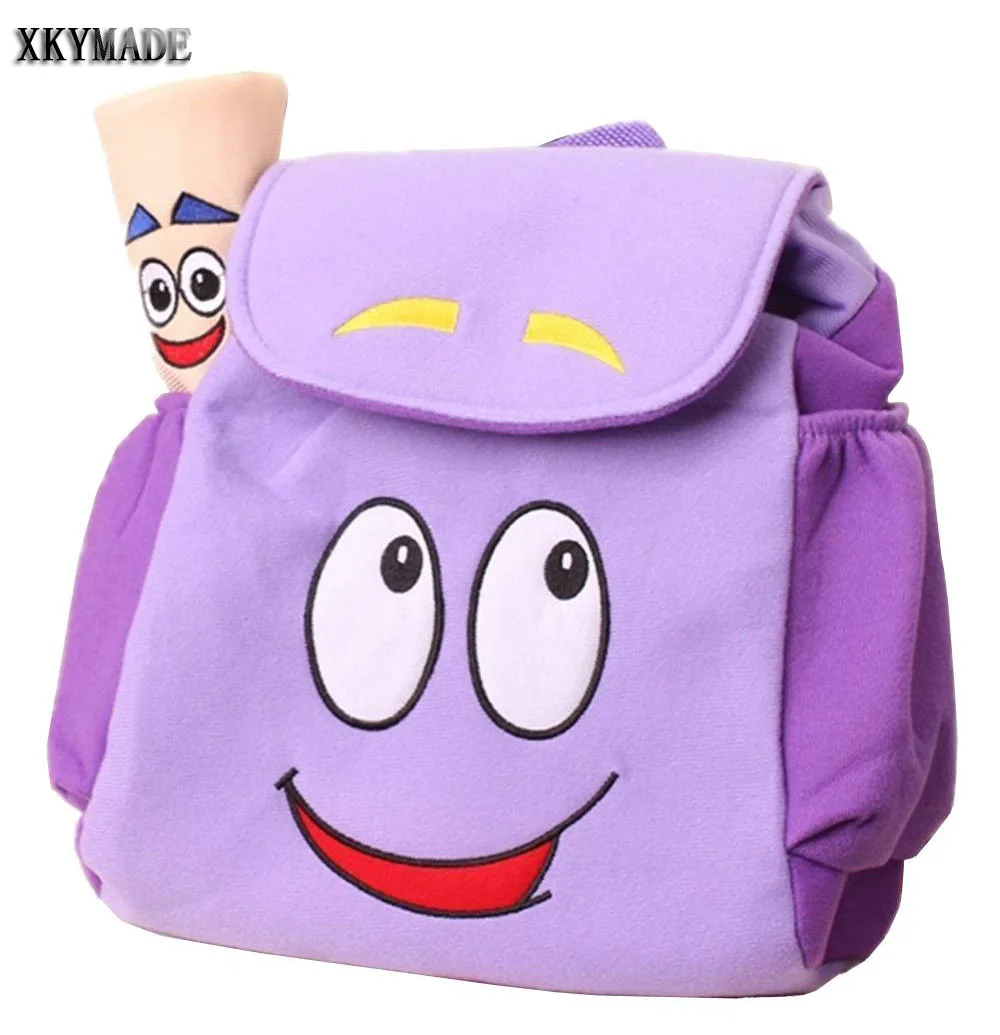 

Dora Explorer Backpack Rescue Bag with Map,Pre-Kindergarten Toys Purple Kid Gift Child Gift