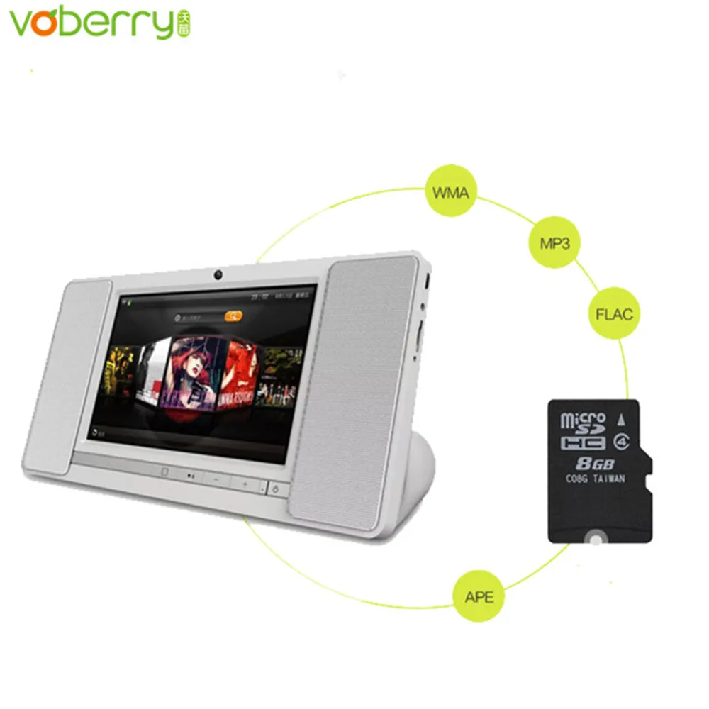 VOBERRY S10 Multi-function Portable Wireless Quad core Intelligence Flat Bluetooth Speaker MP3 MP4 Music Video player Speakers bluetooth-music-player : image VOBERRY S10 Multi-function Portable Wireless Quad core Intelligence Flat Bluetooth Speaker MP3 MP4 Music Video player Speakers bluetooth-music-player