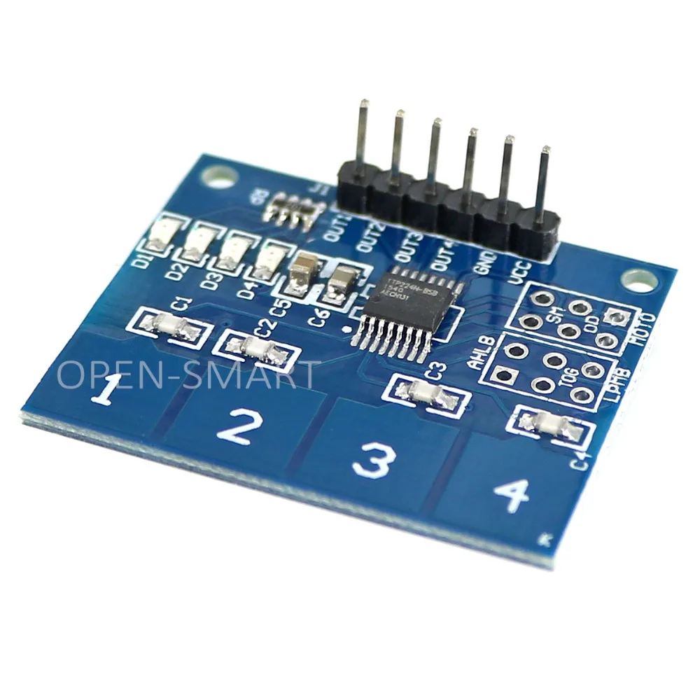 TTP224 4 канальный сенсорный модуль|module|module sensormodule switch |