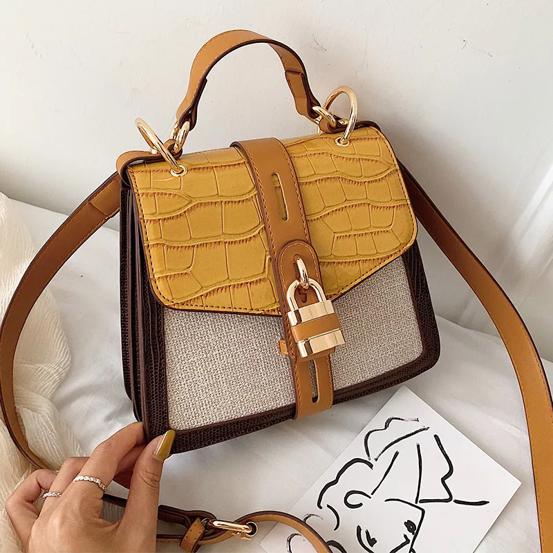 

2019 New Crossbody Bags Women Crocodile Lock Shoulder Bag Purses Luxury Women Designer Ladies Messenger Bags Sac A Main Femme