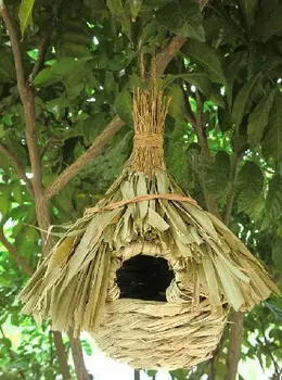 

Rattan bird cage pet supplies bird feeder outdoor bird supplies