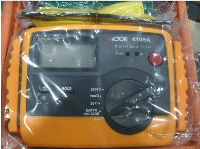 VICTOR 4105A Digital Earth Ground Resistance Tester 2K photo