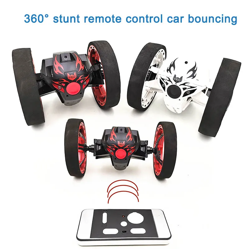 

RC Toy 360 Degree Rotation Bounce Car 2.4G Remote Control Jumping Car Model Kids Gifts 998
