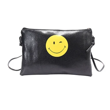 

Fashion Women bag casual simple zipper Women handbags cartoon printing decoration Women shoulder crossbody bag