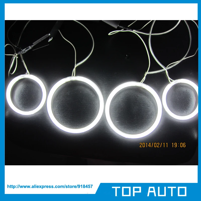 

Free Shipping 1SET Hight Power CCFL Angel Eyes Kit Halo Rings Head Light FOR For Volkswagen VW Golf 4 IV MK4 1998-2005