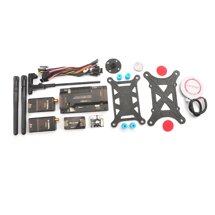 

APM2.8 ArduPilot Mega APM 2.8 Flight Controller + Data Transmission+ Power Module + M8N GPS +Micro OSD + Shock Absorption Board
