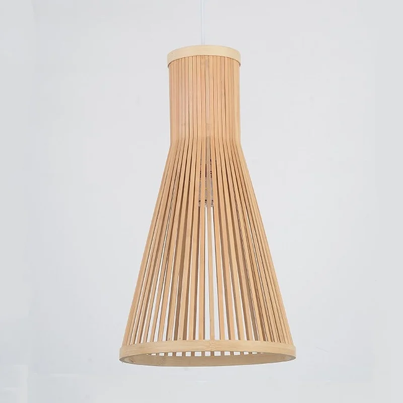 

Bamboo Wicker Rattan Pendant Light Fixture Hanging Lamp Luminaire Lustre Design for Dining Table Room Restaurant Pendant Lamps
