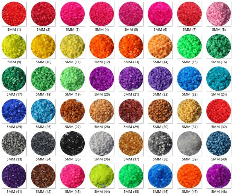 500 шт./упак. 5 мм Хама бусины 3D головоломки игрушки Zabawki 48 цветов Perler развивающие игрушки ремесло головоломки игрушки для детей Brinquedos