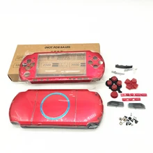 Замена Корпус В виде ракушки чехол Обложка Лицевая панель Кнопка Ключевые для Оборудование для PSP 3000 Оборудование для PSP 3000