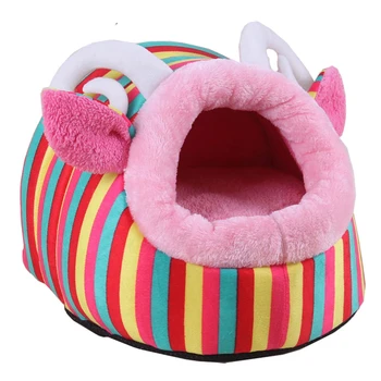 

5 Design Cute Cartoon Princess Dog Beds House Indoor Soft Fleece Winter Warm Pet Nest Beds cama para cachorro