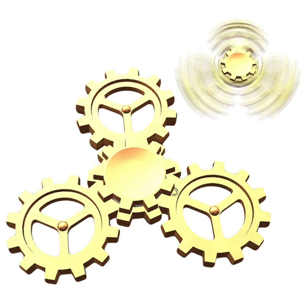 Four Gears Alloy Hand Spinner Finger Gyro Focus Autism ADHD EDC Kids Toy