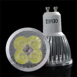 4 x GU10 4W Светодиодный прожектор SMD лампы день/теплый белый высокой мощности