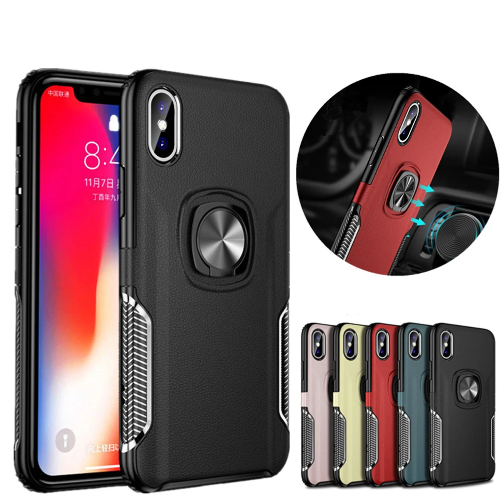 

Case For Xiaomi Redmi Note 6 Pro Case Ring Luxury Cover For Xiaomi Mi 8 A2 Lite A1 Mix 2S Pocophone F1 Case Redmi Note 5 4X Case