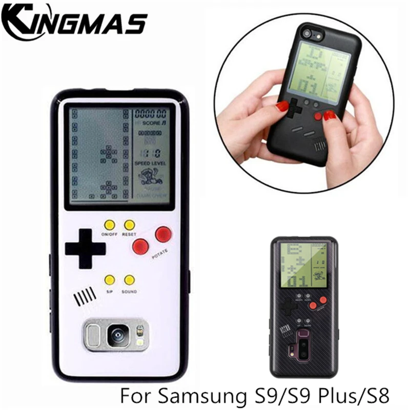 Retro Gameboy Tetris Etui Na Telefony Do Samsung Galaxy S8 S9 Gry Pokrywa Konsoli Prezent Siliconen Dla S9 Plus Pokrowiec Na Telefon Komorkowy Coque Fitted Cases Aliexpress