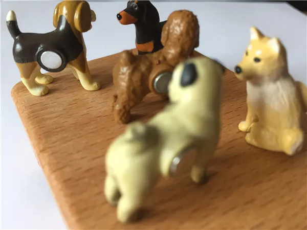 Cute Dogs Fridge Magnets PVC Toys Figures 5 Styles - 13
