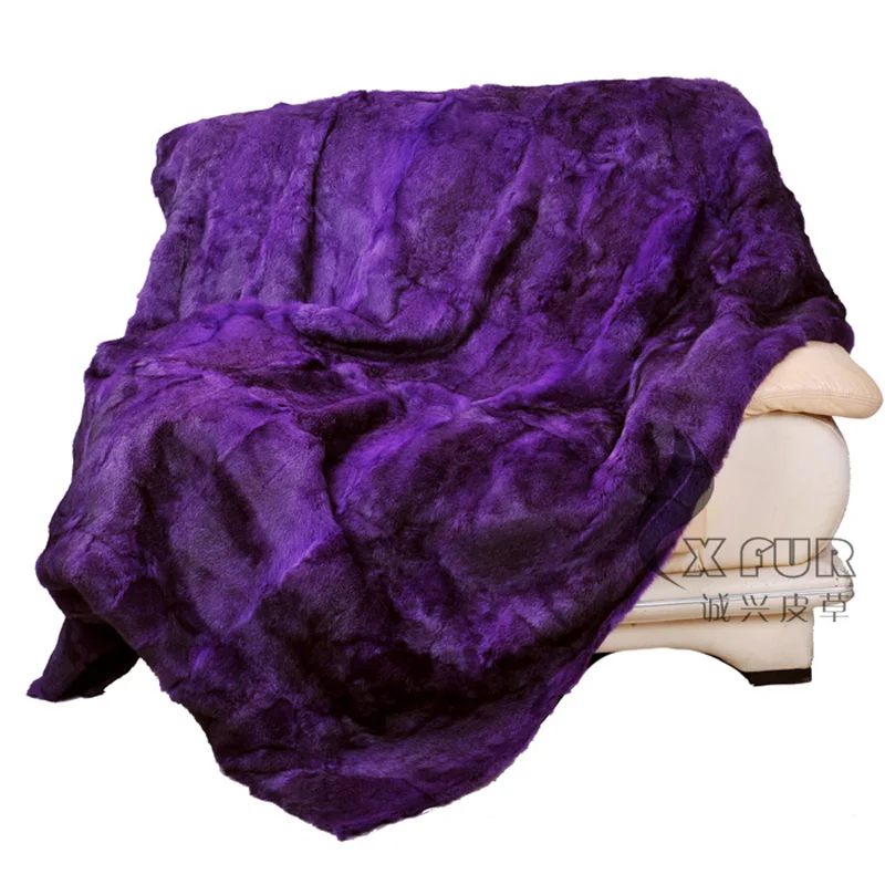 Супер мягкое одеяло из меха кролика 130x150 см CX D 08B|fur lined leather coat|blanket boxblanket size |