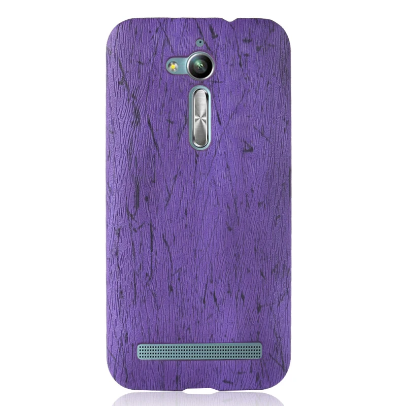 Asus Zenfone Go ZB500KL 5inch Wood grain PU leather +PC case_94