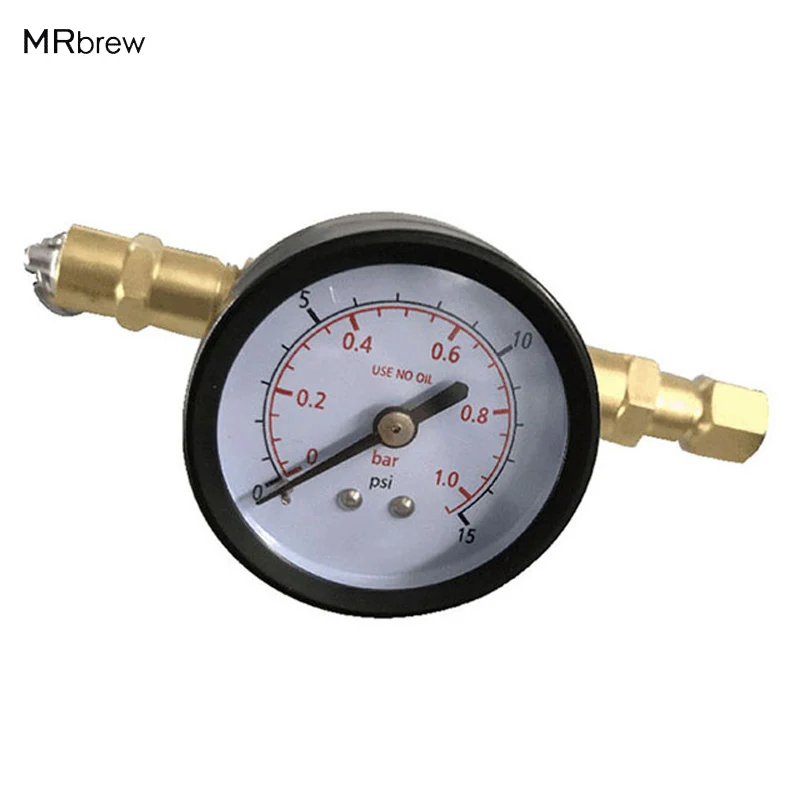 

Adjustable Pressure Relief Valve with Guage, For Home Brew Beer Ball Lock Adjustable Pressure Valve w/Gauge,Kegging equipment