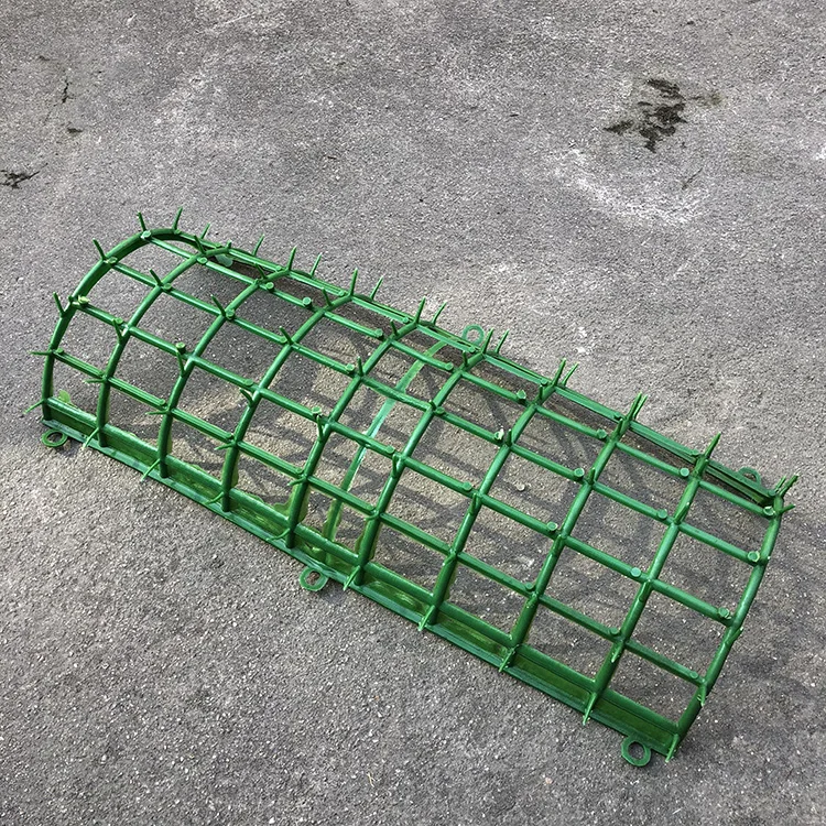 New20x40cmPlasticFlowerRowShelfWallBasePlasticGridShelf