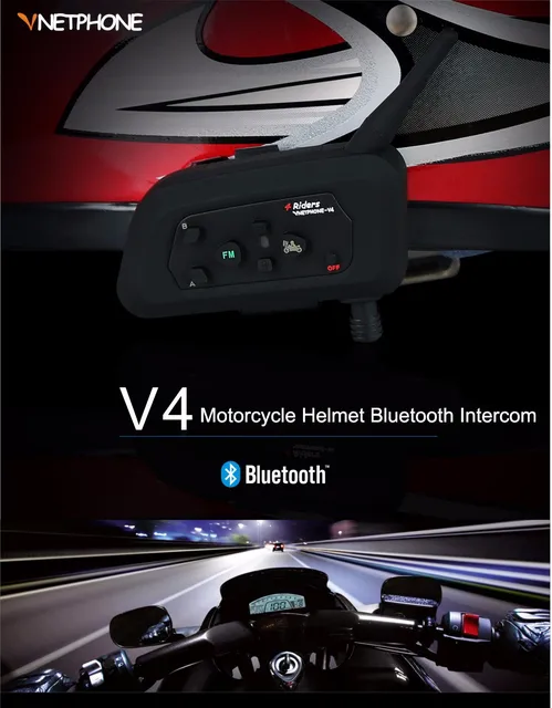 Interphone INTERPHOUCOM4TP Double Pack Motorcycle Bluetooth Headset Communication ＆ Sound System Up to Riders Use Km 15 Hour Us＿並行輸入