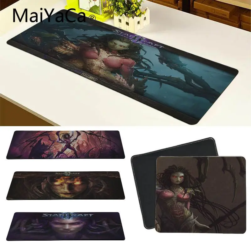 

MaiYaCa Starcraft Customized MousePads Computer Laptop Anime Mouse Mat Keyboards Mat Rubber Gaming mousepad Desk Mat For LOL