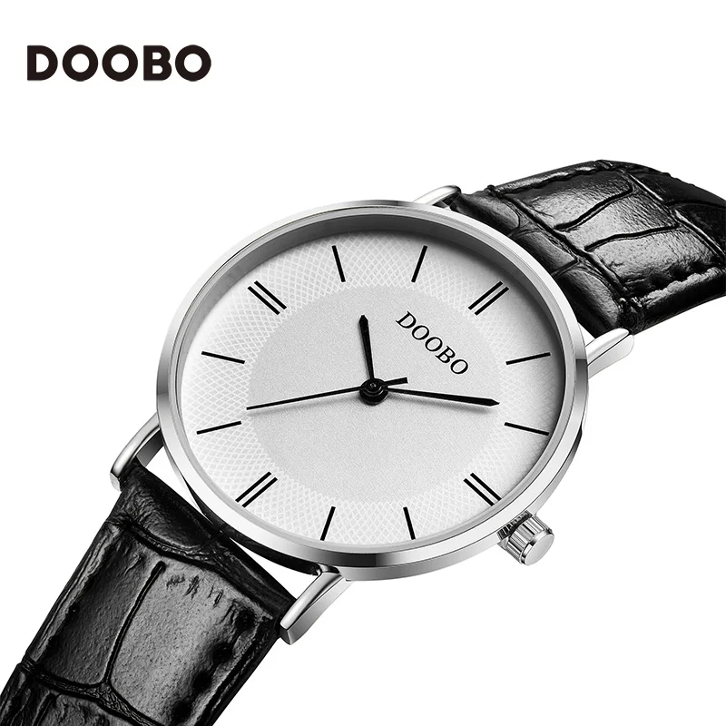 

2017 Super Slim DOOBO Casual Men Watch Brand Quartz Wristwatch Business Analog Quartz-Watch Luxury Men Relogio Masculino