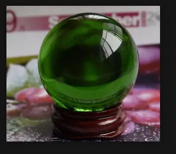 

ruifafa88040155<<< Rare Natural Green Glass Crystal Healing Ball Sphere 38mm + Stand New