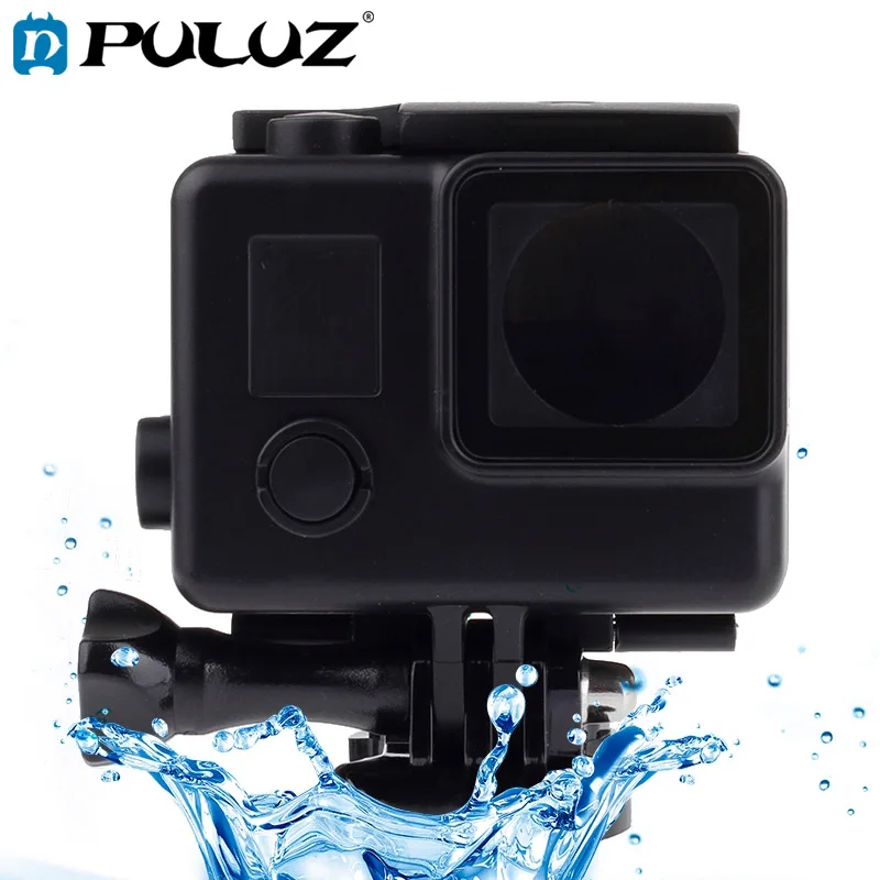 

PULUZ Black Edition Waterproof Housing Protective Case with Buckle Basic Mount for GoPro HERO4 /3+Waterproof Depth: 10m