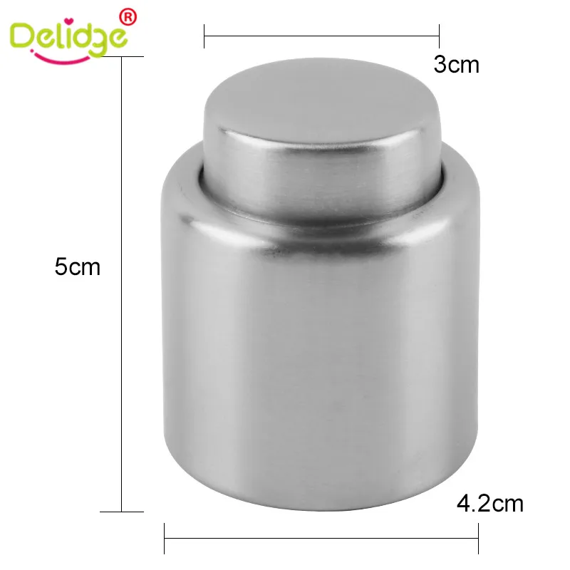 Delidge 1 шт. крышка для бутылки из нержавеющей стали|red wine stopper|bottle spoutwine stopper |