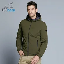 ICEbear 2018 new men s windproof thermal jacket spring casual man cotton padded classic color matching