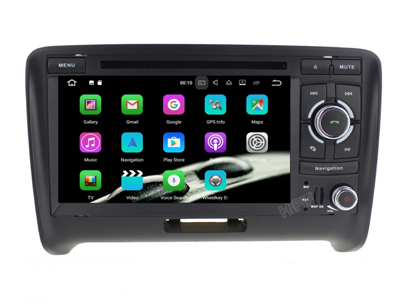 Sale IPS 1024*600 Octa Core Android 8.0 Car DVD Player for AUDI TT 2006-2013 GPS Navigation Radio RDS Stereo System 4GB RAM 32GB ROM 11
