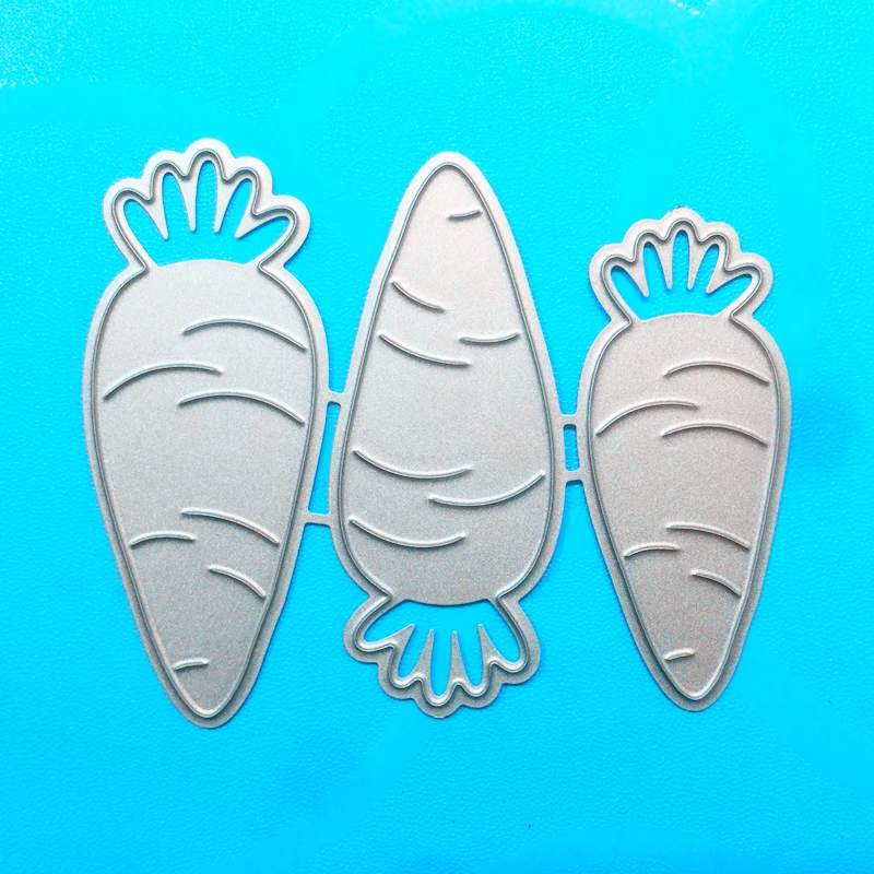 

YLCD1196 Carrot Metal Cutting Dies For Scrapbooking Stencils DIY Album Cards Decoration Embossing Folder Die Cuts Tools Mold