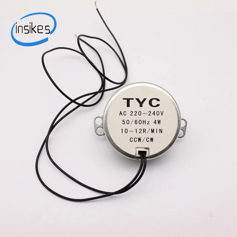 

50TYC AC 220V-240V 4W 0.25A WS-TYC50 CW/CCW 0.8RPM 1.8RPM 5RPM 10RPM 15RPM 30RPM 50/60HZ