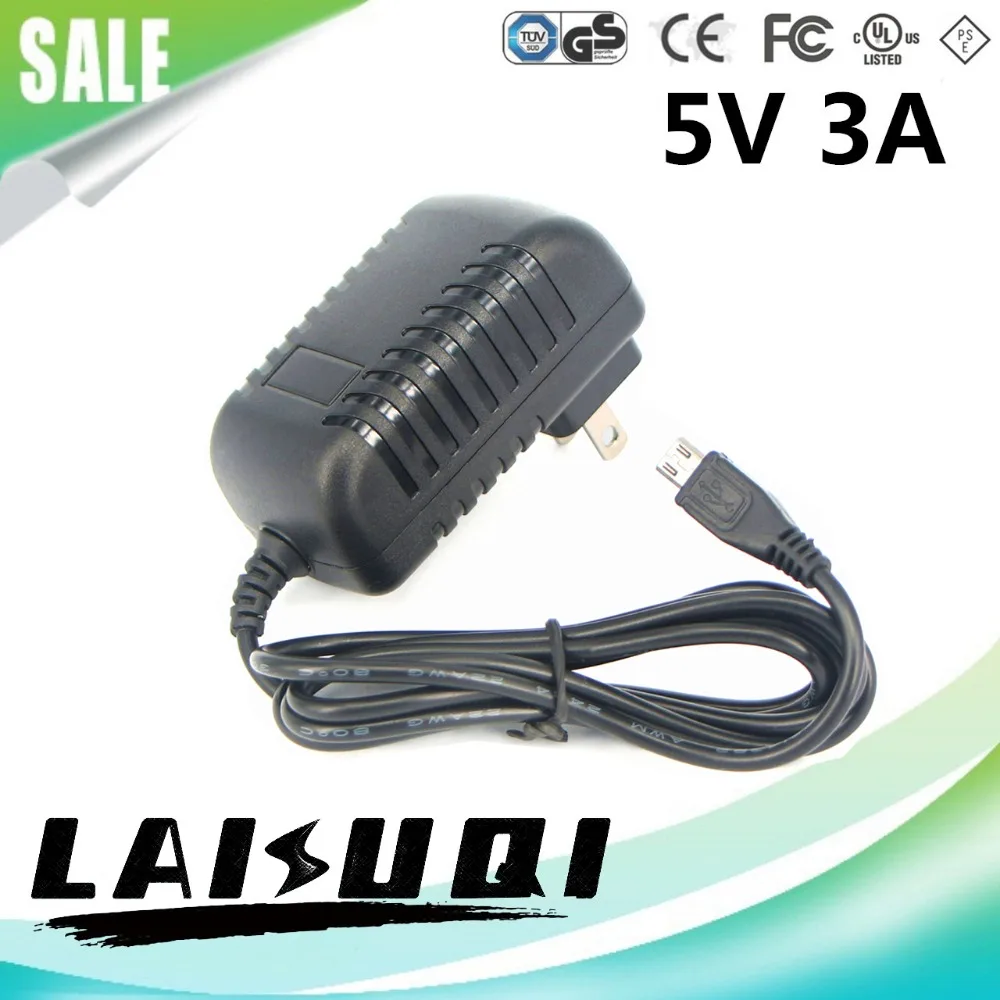 10 шт. 5 В 3A Micro USB AC/DC адаптер питания США Plug зарядное устройство питания 5V3A для Raspberry Pi zero другие laisuqi Лидер продаж