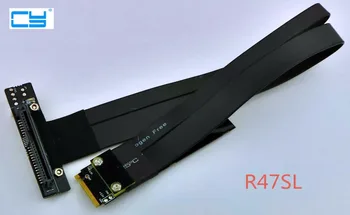 

U.2 interface to M.2 U2 PCI-E 3.0 SFF-8639 NVMe solid-state riser card to extend the data cable
