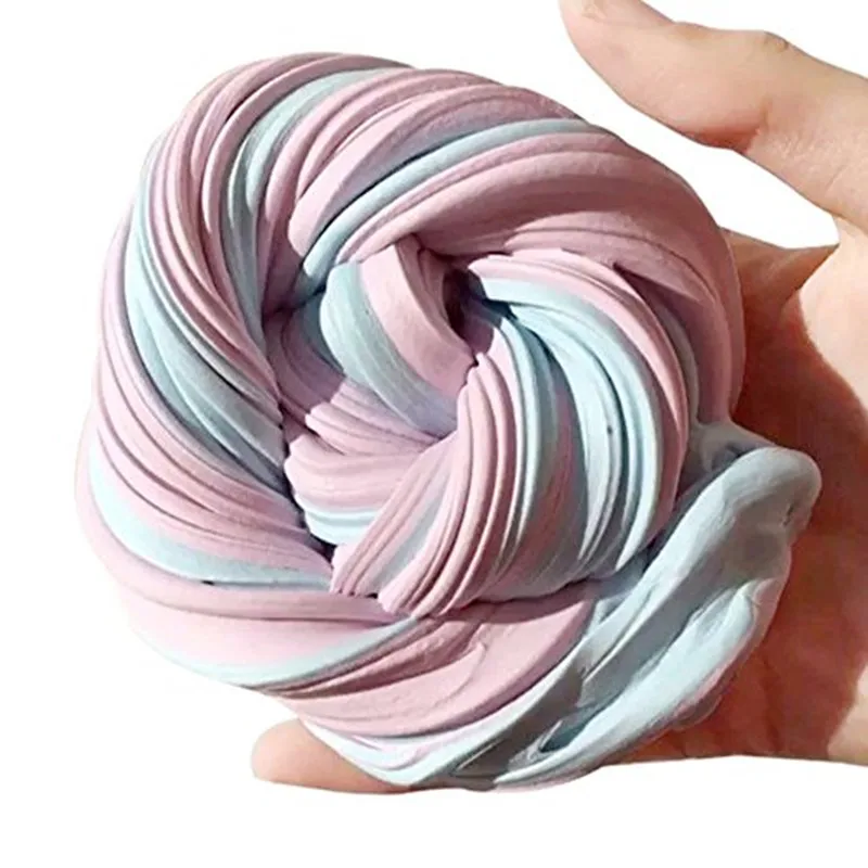 

60ml Fluffy Foam Slime Putty Stress Relief Magic MultiColor Slime Sludge Cotton Mud Toy slime toys antistress toys plastice clay