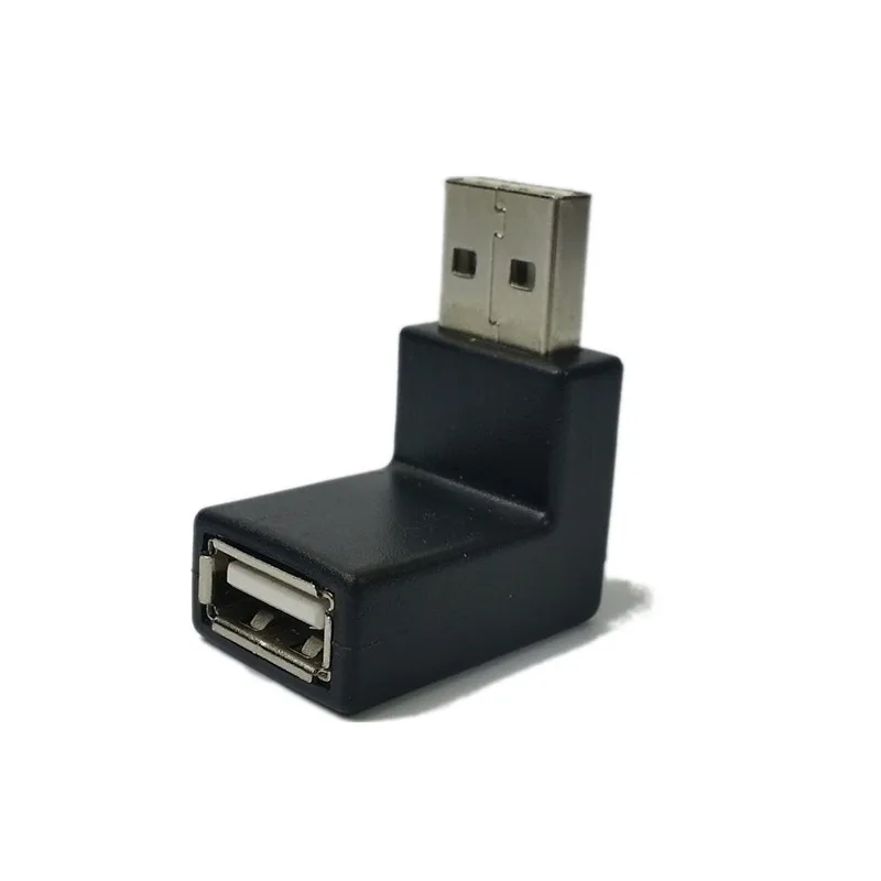 Удлинительный адаптер USB 2 0 A типа Папа мама двусторонний дизайн с углом наклона 90