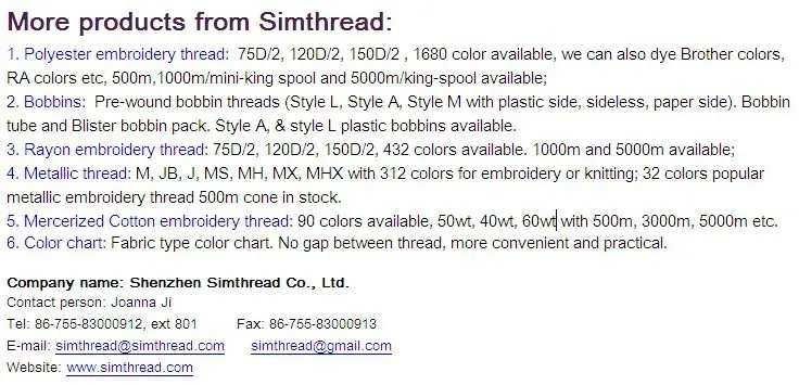 Products & contact