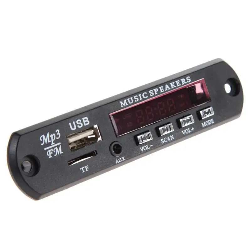 USB TF FM радио с пультом дистанционного управления авто Музыка MP3 WMA декодер доска панель 12 в автомобили аудио декодер плата модуль