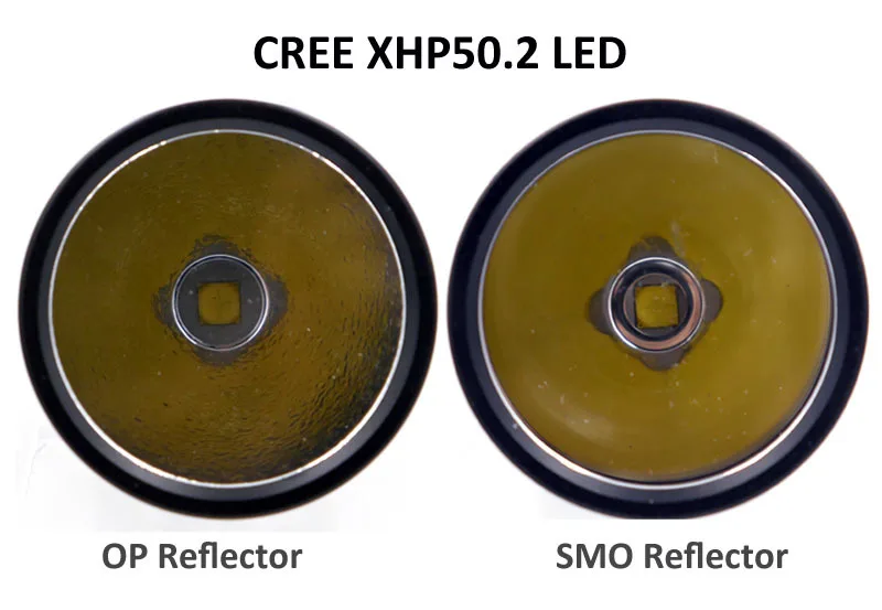 Тактический фонарь Manta Ray C8.2 CREE XHP50.2 6500K/4000K/3000K 2600 люмен SMO/OP с отражателем (1 шт.
